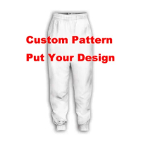 Customize Personalized DIY 3D All Printed Trousers Men Women Sweatpants Casual Long Pants Joggers Cool Sports Pants Samurai