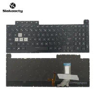 Siakoocty New US Keyboard For ASUS ROG STRIX SCAR III G731 G731G GU S7D Laptop Keyboard RGB Colorful Backlight
