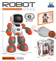 sale! - mainan robot remote jam tangan intelligent watch control toy with light and sound 4 channel 