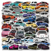 10/20/50/100pcs Racing Car Stickers Skateboard Bike Motorcycle Travel Luggage Toy Cool Vinyl Decal JDM Sticker Bomb for Kids