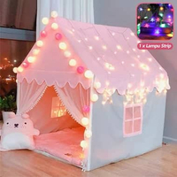 MJ Tenda Anak Tenda Rumah Anak Tenda Princess Jumbo Tenda Anak Perempuan Indoor Outdoor Murah Pink +