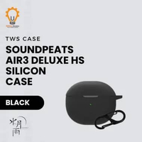 Earphone Case Silicone Case untuk SoundPeats Air3 Deluxe HS Black