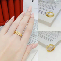 Cincin emas tambang titanium