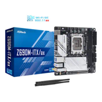 NEW Z690M-ITX MINI ITX For ASRock Z690M-ITX/AX Original Desktop Z690 DDR4 Motherboard LGA 1700 i7/i5/i3 board Mainboard