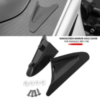 Rear Mirror Cap Fit For Ducati PANIGALE 899 PANIGALE 1199 Motorcycle Eliminators Windscreen Mirror Hole Cover Panigale 899/1199