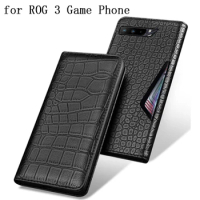 Original Genuine Leather Case forASUS ROG 3 Game Phone Business Flip Protective Skin Shell forASUS R