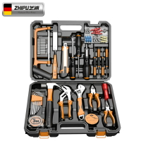 德國芝浦家用五金工具套裝專業維修木工手動工具大全多功能工具箱