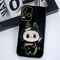 Case VIVO Y21 Y21A Y21S Y21T Y33S Y33T Luxury Softcase free LABUBU Phone Holder
