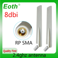 EOTH 1 2pcs 2.4g antenna 8dbi sma female wlan wifi 2.4ghz antene pbx iot module router tp link signal receiver antena high gain