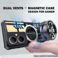 Rzants Case for VIVO Y78 V29 lite 5G Global Heat Dissipation Graphene Magnetic Cover Wireless Thin Slim Phone Casing For Gamer