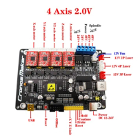 CNC 3018 GRBL 1.1 3 Axis Stepper Motor Double Y Axis USB Driver Board Controller Laser Board for GRBL CNC Router 3Axis USB Board