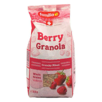 สินค้าดี  สินค้าขายดี  Familia Berry Granola กราโนล่า เบอร์รี่ 500g ขนมเพื่อสุขภาพ ธัญพืชอบกรอบ