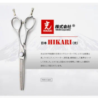 Japan HIKARI 760 Professional Hair Traceless Teeth Scissors Adjustment Thin Cut Hair Scissors Special For Hair Stylist