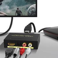 【YOLU】4K高清立體聲HDMI音頻分離器 數位光纖+3.5mm音頻切換器 4K*2K 螢幕聲音同步器 音訊解碼音源轉接器