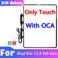 Touch Screen With OCA For iPad Pro 12.9 2021 5th Gen A2378 A2461 A2379 A2462 iPad Pro 12.9 3rd 4th Outer Front Glass Repair Part