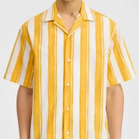 POLO SPORT - Kemeja Stripe Oversized 70.7001.28 - Yellow XL