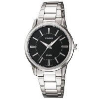 CASIO 經典時尚實用百搭簡約指針腕錶-黑色丁字面(LTP-1303D-1)黑/35mm