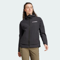 【adidas 愛迪達】TERREX MULTI SOFTSHELL 連帽外套 防風 女 IX1487