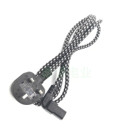 BS Certified Three-Core UK Power Cord Nylon Braided Cord UK Plug Hoe Pin AC Plug Cord