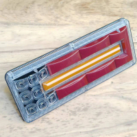 Flowing light 140-2 rear tail light electronic LED super bright 24v semi-trailer truck agricultural 