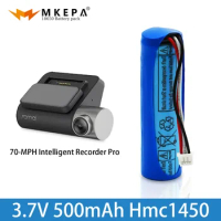 3.7V 500mAh Lithium Battery 70mai Battery Hmc1450 Dash Cam Pro Car Video Recorder Replacement DVR Accessories