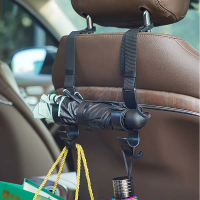 2pcs Cangkuk Kereta Car Seat Hook Organizer Gantungan Barang Belakang Kereta Serbaguna Aksesori Dala