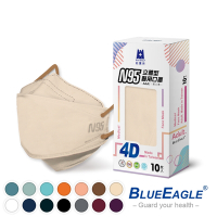 【藍鷹牌】N95 4D立體型醫療成人口罩 10片x3盒