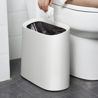 夾縫垃圾桶 客廳廚房衛生間浴室無蓋窄縫收納桶創意斜口雙層紙簍