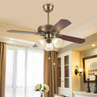 Unibro Kipas Angin Gantung Lampu E27 52 Inch With Remote Control - UN-30 GARANSI 100% Baterai Besi