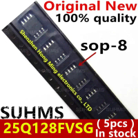 (5 cái) 100% Mới W25Q128FVSSIG W25Q128FVSG 25Q128FVSIG 25Q128FVSG 25Q128 SOP 8 Bộ xử lý chip