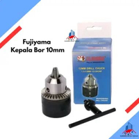 FUJIYAMA Drill Chuck 10mm / Kepala Bor 10mm / FUJIYAMA with key