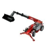 【西班牙 JOAL】J146 紅色伸縮鏟車 MANITOU(傑歐工程車/玩具車/工程車)