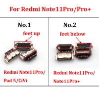 2pcs For Xiaomi Mi Pad 5/CiVi Redmi NOTE 11 Pro/Note11Pro/Note11 Pro + USB Charging Jack Dock Plug Port Connector Charge Socket