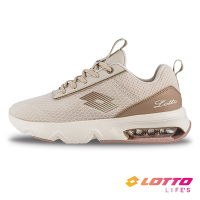 【LOTTO 義大利】女 ARIA Lite 氣墊跑鞋(焦糖拿鐵-LT3AWR9061)