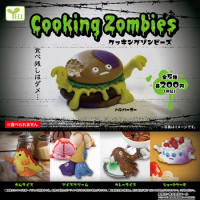 Original genuine capsule gachapon toys FUNNY ice cream Hamburger cake Sweets flavoring cooking zombies gashapon figures