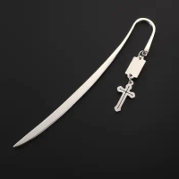 Decor Bible Accessories Personalised Gift Reading Marking Letter Opener Metal Bookmarks Cross Pendant Bookmarks Cross Bookmarks