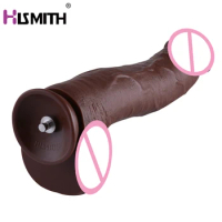 HISMITH KlicLok Huge PVC Dildo Sex machine Accessories Length 31cm diameter 6cm Dildo Machine Safety Realistic Master Dildo