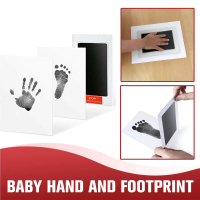 Baby Footprint And Handprint Stamp Pad, 100-day Souvenir, Stamp Baby Large Disposable Ink Pad G7F1