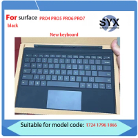 For Microsoft Surface Pro touchpad keyboard pro4 pro5 pro6 pro7 black keyboard brand new 1724 1796 1866 keyboard