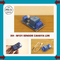SENSOR CAHAYA LDR XH-M131 | RELAY SAKLAR 5V 12V 24V M131 | OUTPUT LAMPU OTOMATIS 12