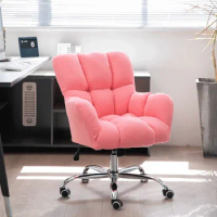 Modern Office Chair Backrest Lazy Sofa Desk Computer Chair Home Comfortable Sitting Office Study Lifting Fabric Gaming Chair