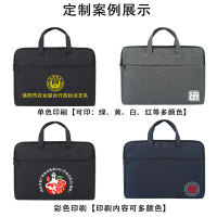 2025 Handheld File Bag Canvas Office File Bag Document Meeting Bag Laptop Bag Business Briefcase wit