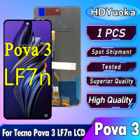 LCD hiển thị, Bộ đếm số màn hình cảm ứng, Chất lượng cao, 6,9 inch, Thích hợp cho Tecno Pova 3, Tecn
