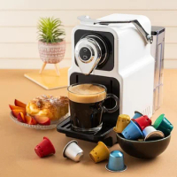 Mixpresso Espresso Machine for Nespresso Compatible Capsule, Single Serve Coffee Maker Programmable Buttons for Espresso Pods