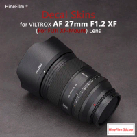 Viltrox AF27 F1.2 XF Mount Lens Skin 27 1.2 Protective Cover Film for Viltrox AF 27mm f/1.2 XF Pro Lens Premium Decal Skin