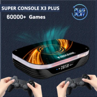Super Console X3 Plus Retro Video Game Consoles For DC/Sega Saturn/MAME S905X3 4K/8K Android TV Box With 60000 Classic Games