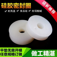 防水墊片硅膠平硅膠耐高低溫減震密封圈  M2/M3/M4/M5/M6/M8/