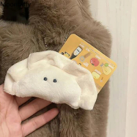 New Cute Dumpling Plush Keychains Creative Pendant Key Ring Soft Stuffed Keyrings for Food Fans Bag Decorations Girls Students