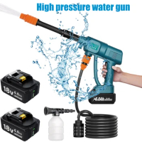 Cordless Pressure Cleaner Compatible with Makita 18V Battery, Portable Pressure Washer Lightweight C