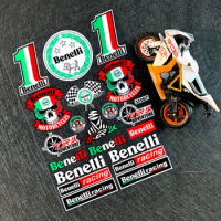 1Set Benelli Sticker Motorcycle Reflective Badge Tank Emblem For Benelli TNT300 TNT600 BN600 BN302 Stels600 Keeway RK6/BN